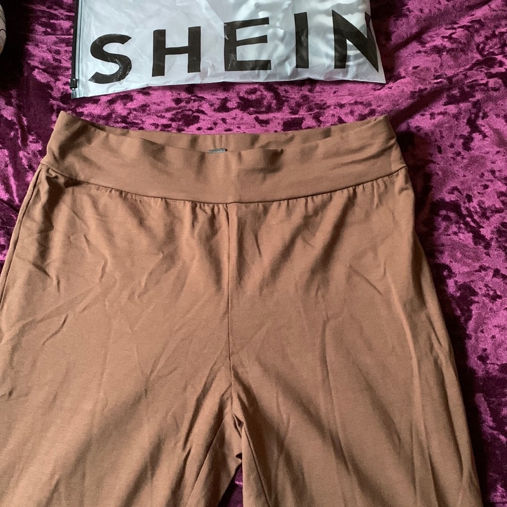 SHEIN Brown Flared Pants-Size US 8/10